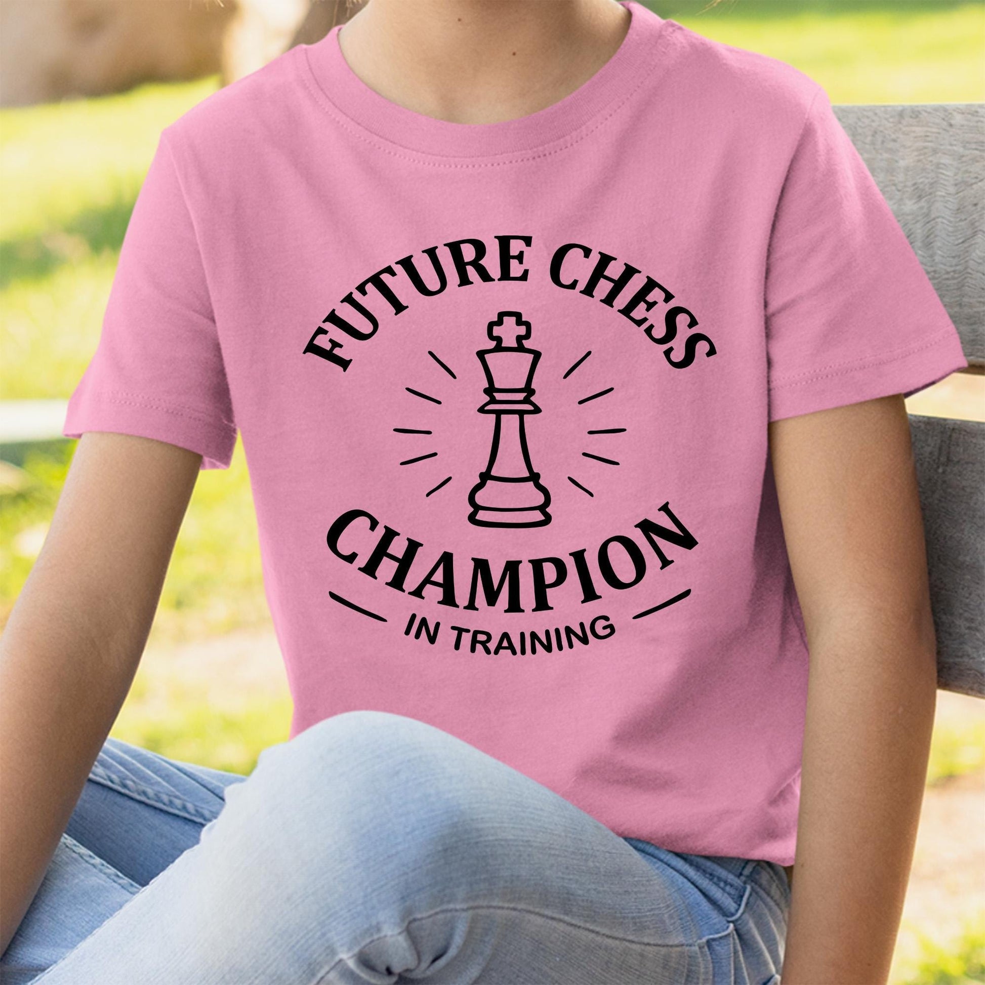Board Game Youth Apparel Future Chess Champion T-Shirt for Boys and Girls