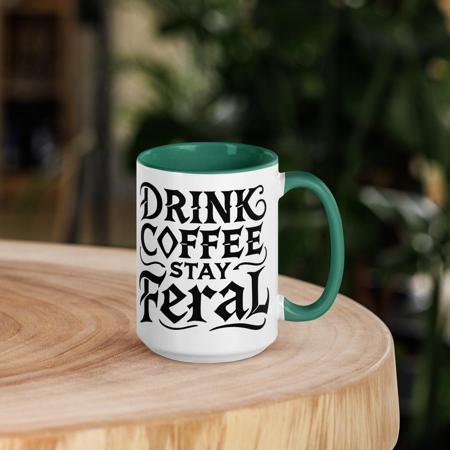 Personalize "Stay Feral" Warcraft Worgen Coffee Mug, WoW Alliance Warcraft Cup, Custom Werewolf Gift for Gamers, World of Warcraft Game Mug