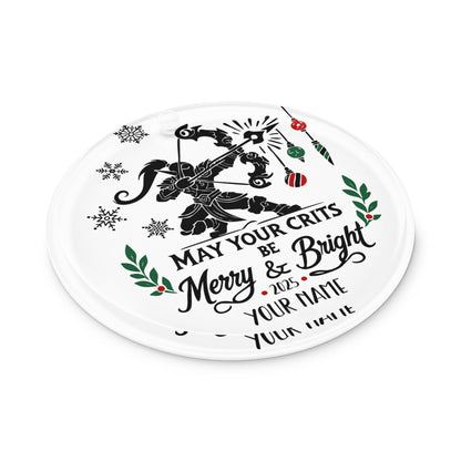 Funny Nerdy Tree Decoration for Gamers – Add humor to your holiday decor with this personalized gamer ornament.