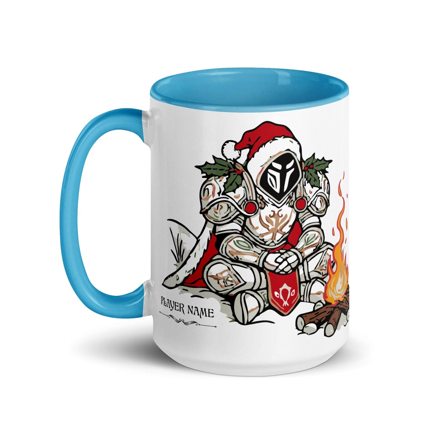 Gamer D&D MTG WoW Christmas Gift Mug – Holiday gift for fantasy gamers who enjoy coffee breaks between campaigns and raids.