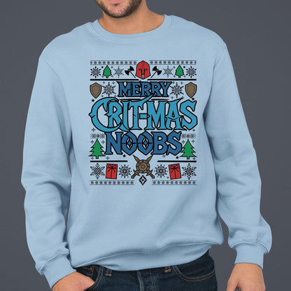 Fantasy Gaming Gift Nerd Christmas Sweater – Ideal cozy holiday gift for nerds and geeks who love WoW, Dungeons & Dragons, and Magic the Gathering.