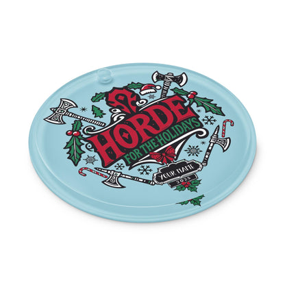 Personalize WoW Horde for the Holidays Christmas Ceramic Ornament, Custom World of Warcraft Horde Gift Tree Decor Holiday Acrylic Ornament