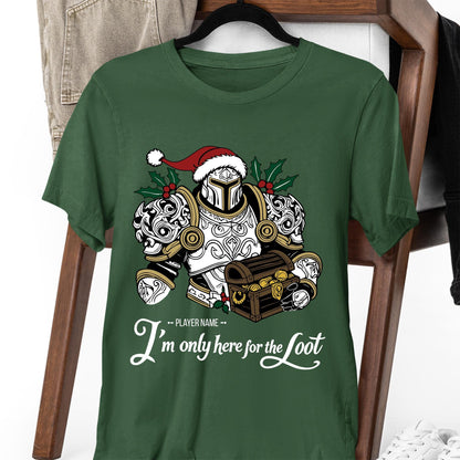 WoW D&D MTG DnD Christmas Gift Shirt – Holiday gift idea for fantasy gamers who love tabletop and MMORPG adventures.