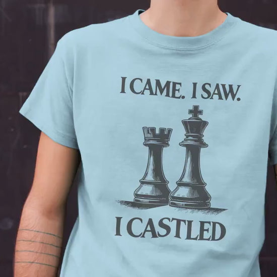 Chess Castling Shirt, Funny Chess Player T-Shirt, Chess Club Gift Tshirt, Checkmate Strategy Shirt, Board Game Nerdy Gamer Adult Kid Shirt