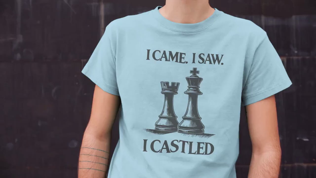Chess Castling Shirt, Funny Chess Player T-Shirt, Chess Club Gift Tshirt, Checkmate Strategy Shirt, Board Game Nerdy Gamer Adult Kid Shirt
