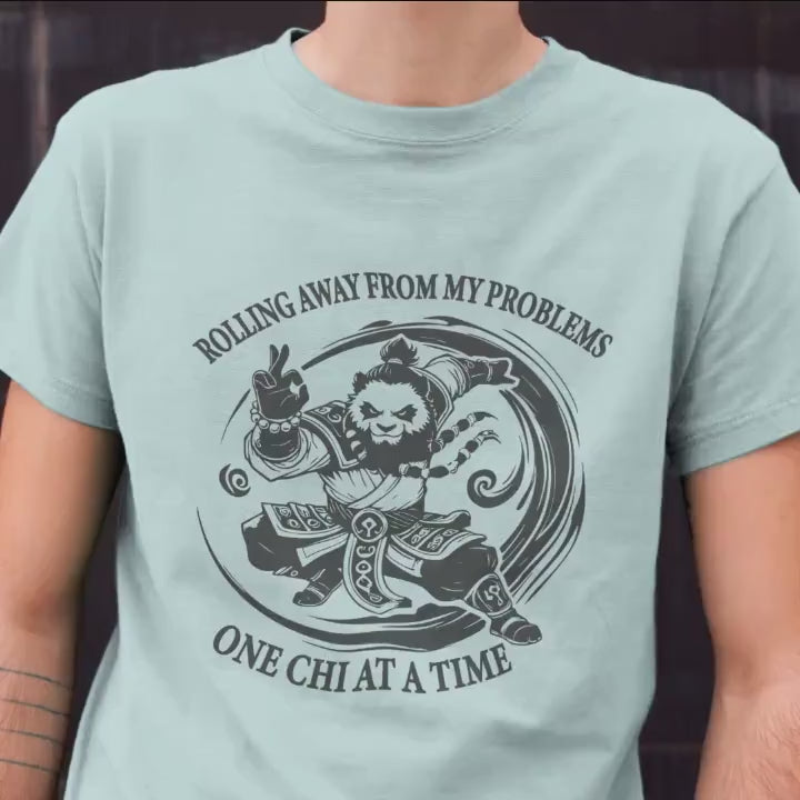 WoW Pandaren Monk Shirt, World of Warcraft Monk Class Shirt, Warcraft Gamer Tshirt, Warcraft Gaming Gift, WoW Player TShirt Fantasy Gift