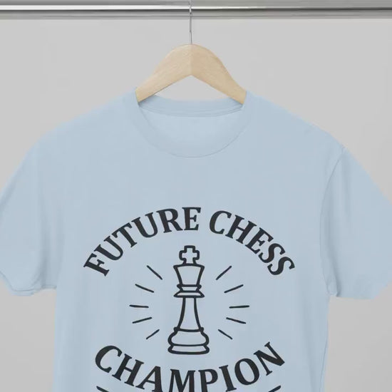 Future Chess Champion Kids Shirt, Funny Chess Player Shirt Boys and Girls, Checkmate Gift Tee, Nerdy Gamer Shirt Board Game Youth Apparel