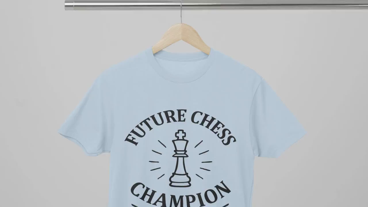 Future Chess Champion Kids Shirt, Funny Chess Player Shirt Boys and Girls, Checkmate Gift Tee, Nerdy Gamer Shirt Board Game Youth Apparel