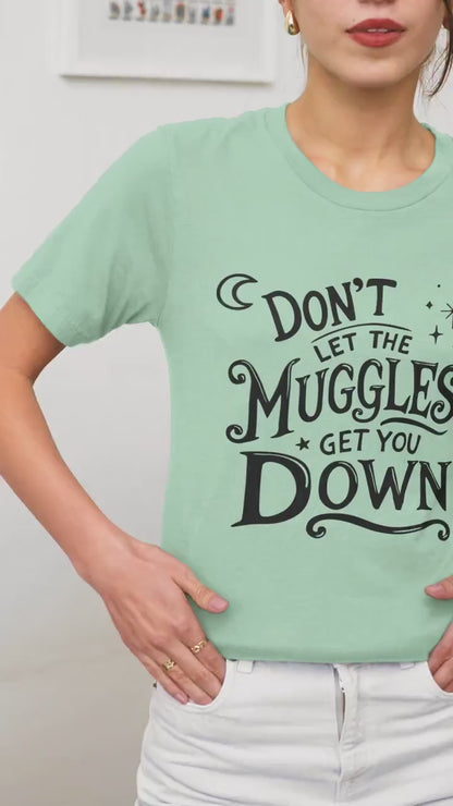Harry Potter Muggles Shirt, Fantasy Magic Lover Graphic Shirt, Hogwarts Gift, Gift for Potterheads, Book Lover Shirt for Harry Potter Fans