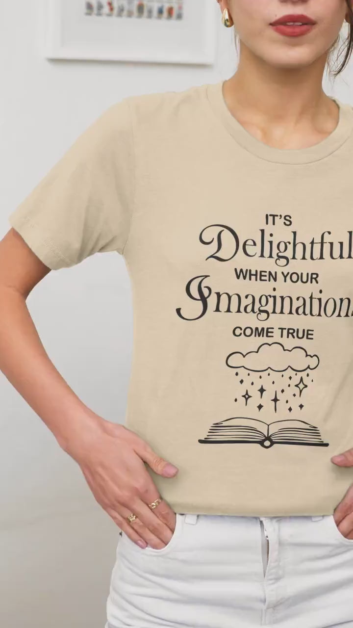 Anne of Green Gables Imagination Shirt, Literary Book Lover Shirt, Anne of Green Gables Gift, Born to Read Vintage Classic Bookish Shirt