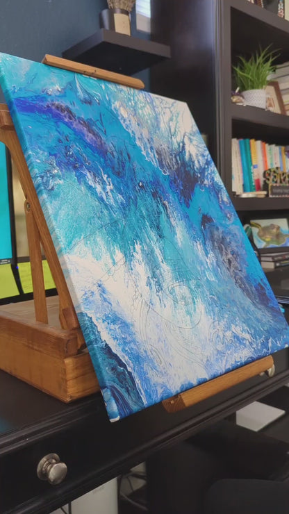 The Inked Oracle – Original Acrylic Painting