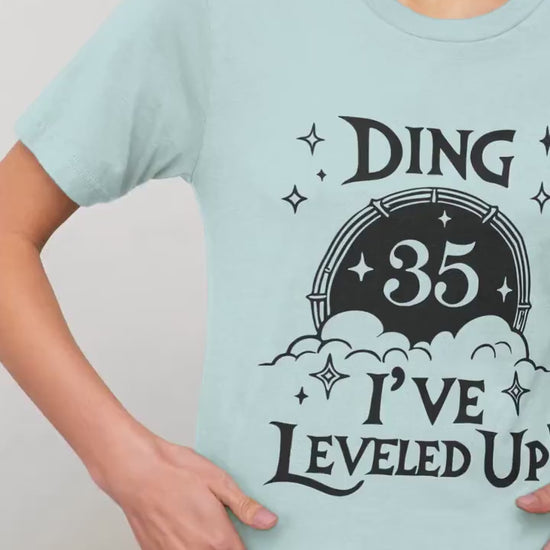 Personalize Gamer Birthday Shirt, World of Warcraft Level Up Tee, WoW Shirt for Kids and Adults, Funny Gamer Gift, RPG Gaming Party Shirt