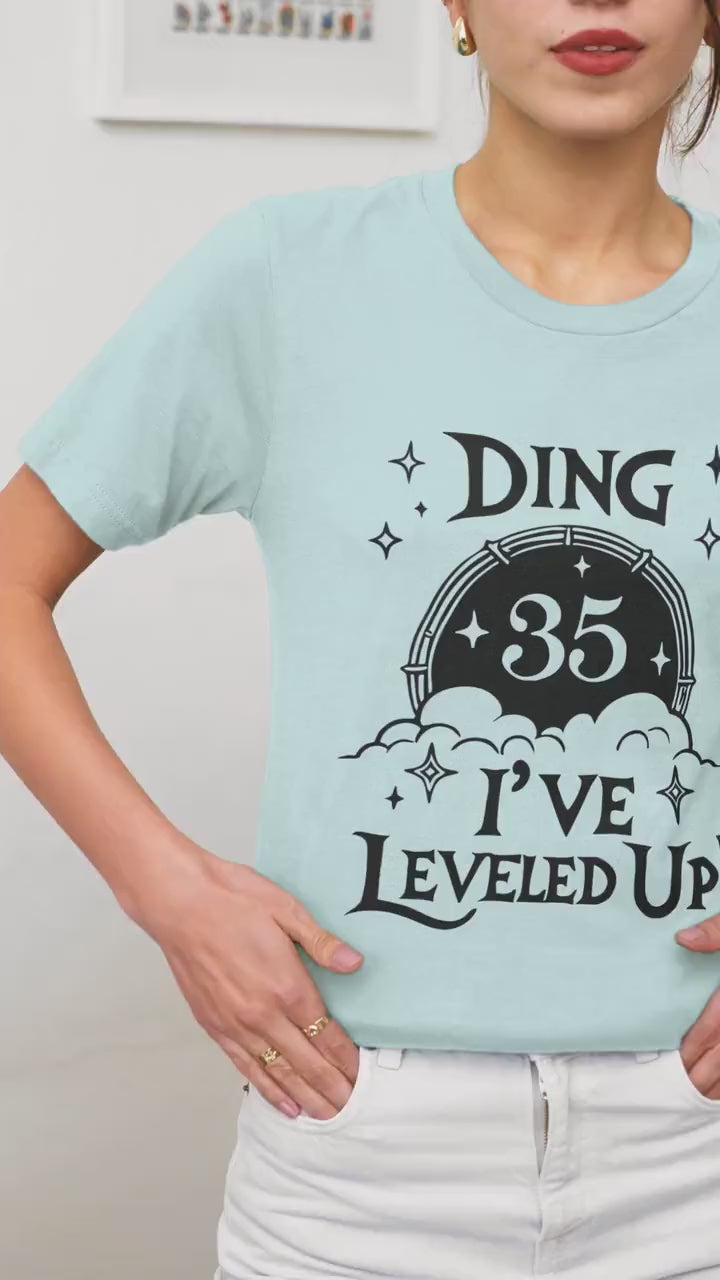 Personalize Gamer Birthday Shirt, World of Warcraft Level Up Tee, WoW Shirt for Kids and Adults, Funny Gamer Gift, RPG Gaming Party Shirt