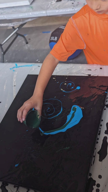 Glow with the Flow - Original Acrylic Painting (16" x 20")