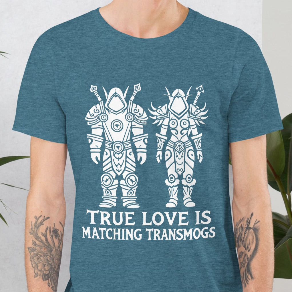 Gaming Apparel for WoW Couples - Unique Warcraft Couple Transmogs Shirt