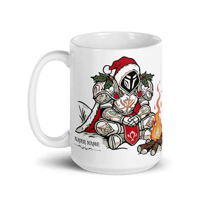 "Festive AFK Mode" Gamer Coffee Mug (Personalize)